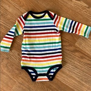 Primary rainbow Long-sleeve Onesie